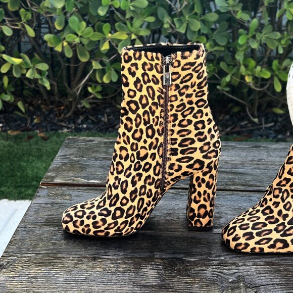 Vero Cuolo Animal Print Boots 36.5 Italy Barneys New York - Picture 2 of 10
